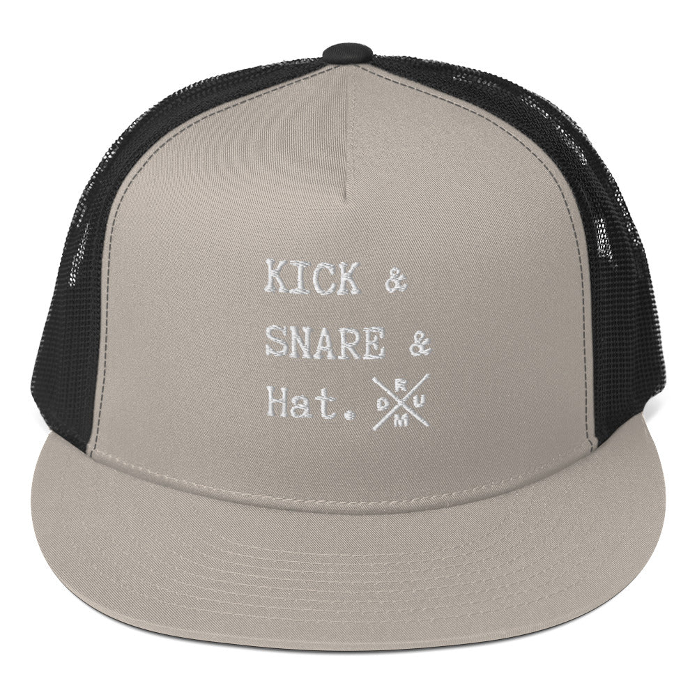 Kick & Snare & Hat - Flat Bill hat