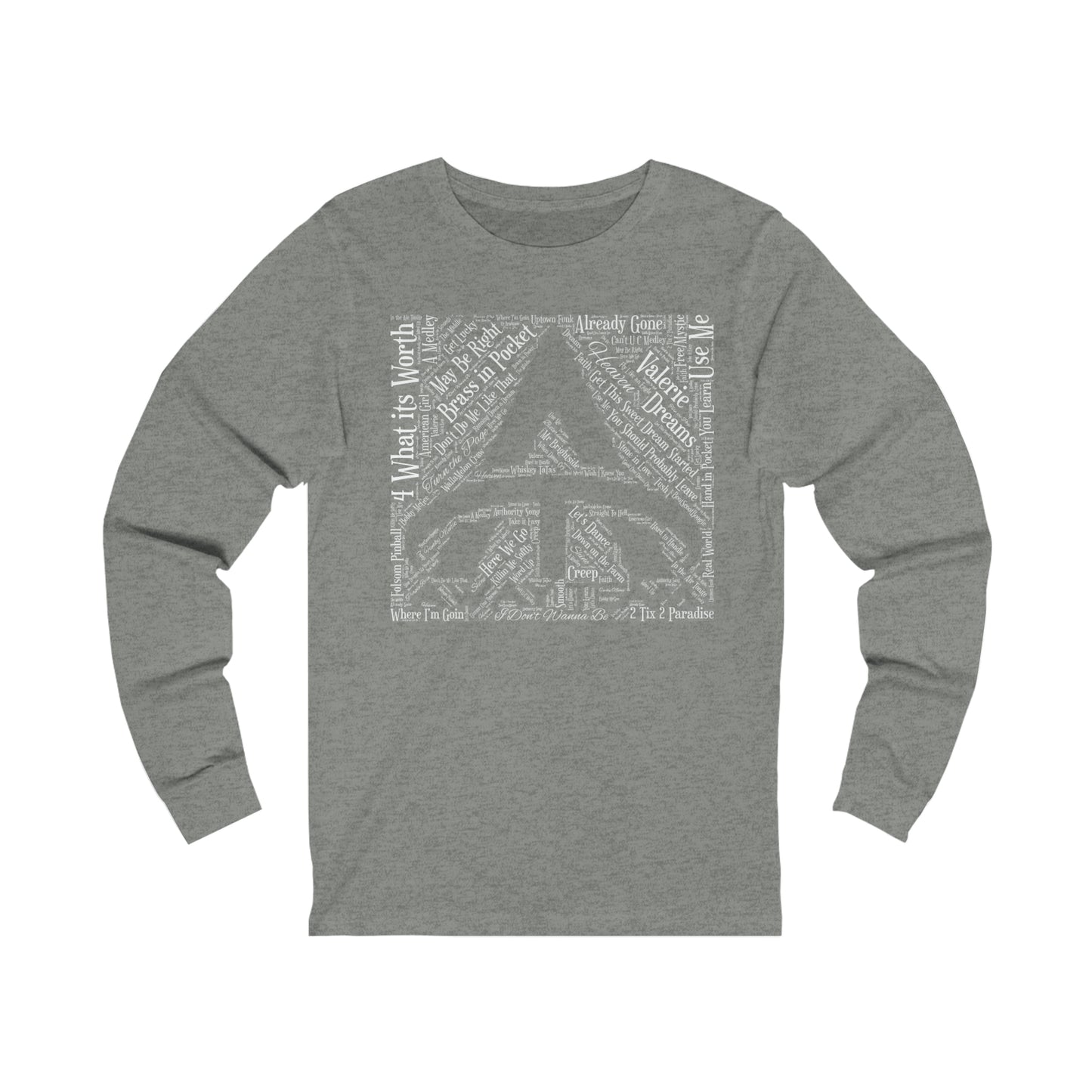 Away Team Song Title Art Unisex Jersey Long Sleeve Tee