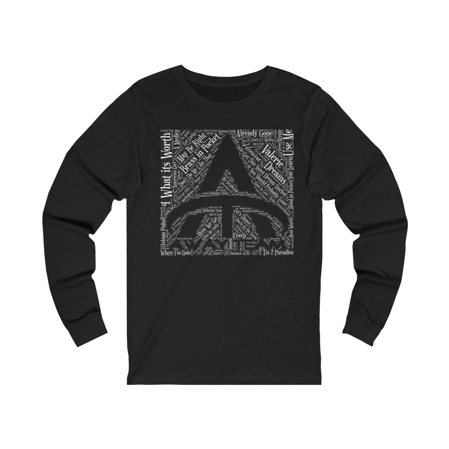 Away Team Song Title Art Unisex Jersey Long Sleeve Tee