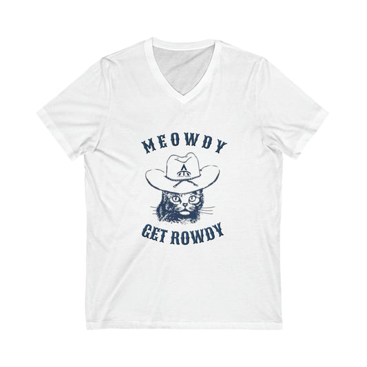 Away Team MEOWDY - DOC's - Unisex Jersey Short Sleeve V-Neck Tee