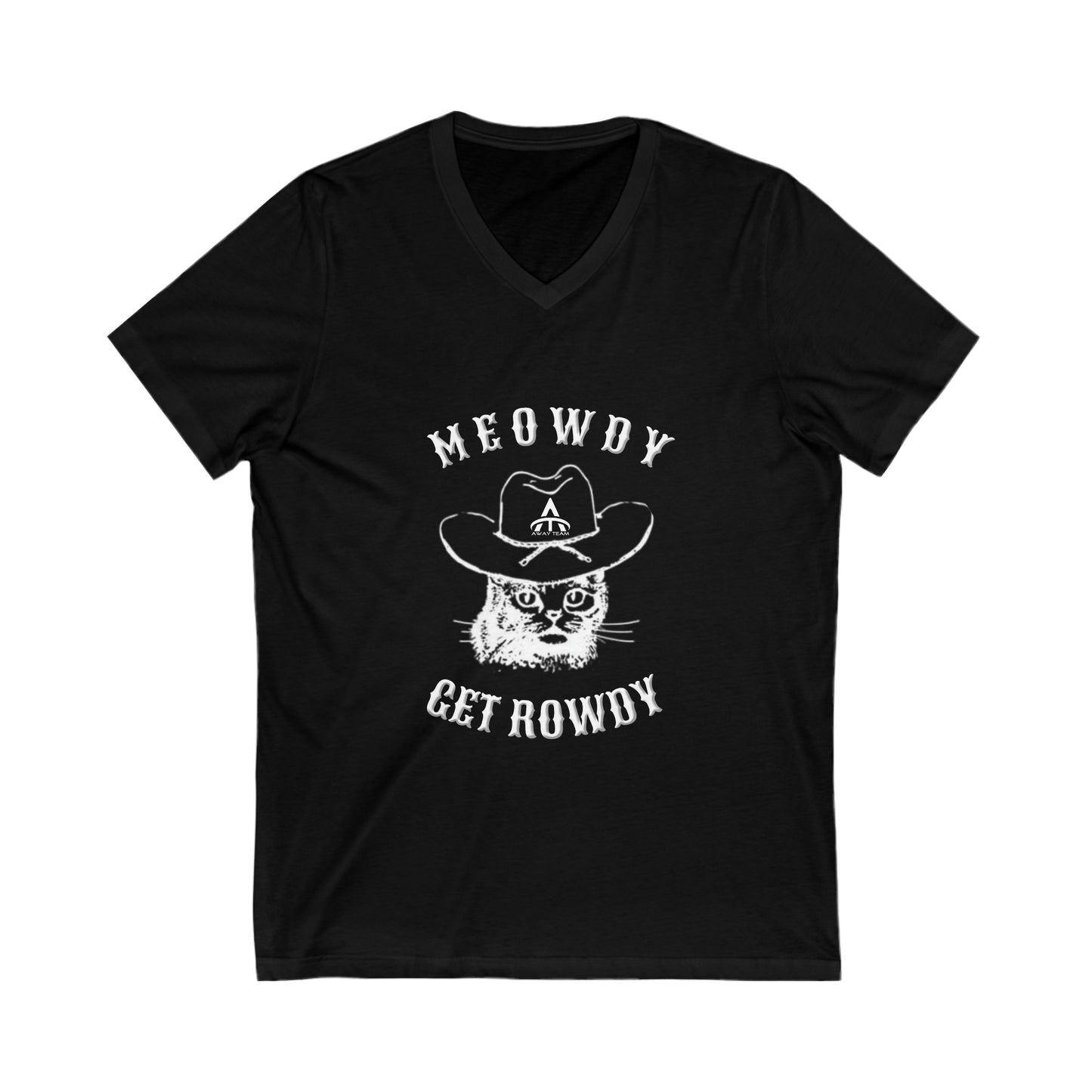 Away Team MEOWDY - DOC's - Unisex Jersey Short Sleeve V-Neck Tee