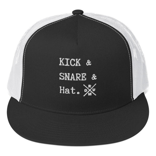 Kick & Snare & Hat -  Flat Bill hat