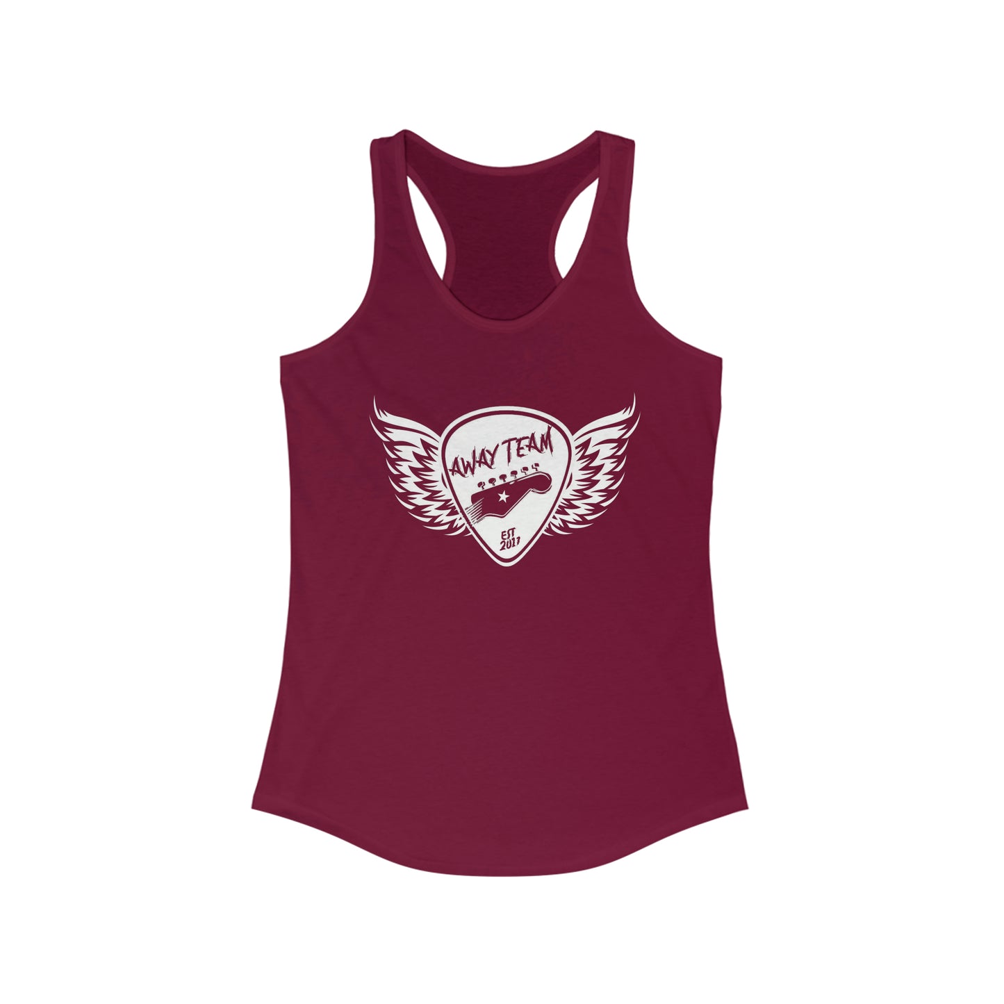 Away Team Flying Pick Women's Ideal Racerback Tank
