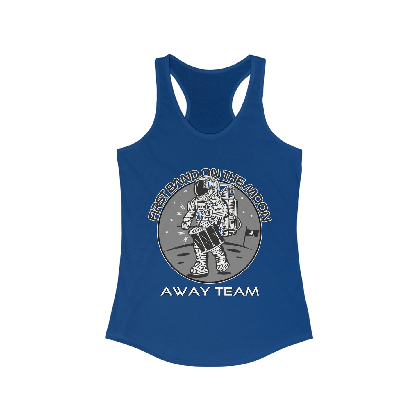 Away Team Band on the Moon Women's Ideal Racerback Tank
