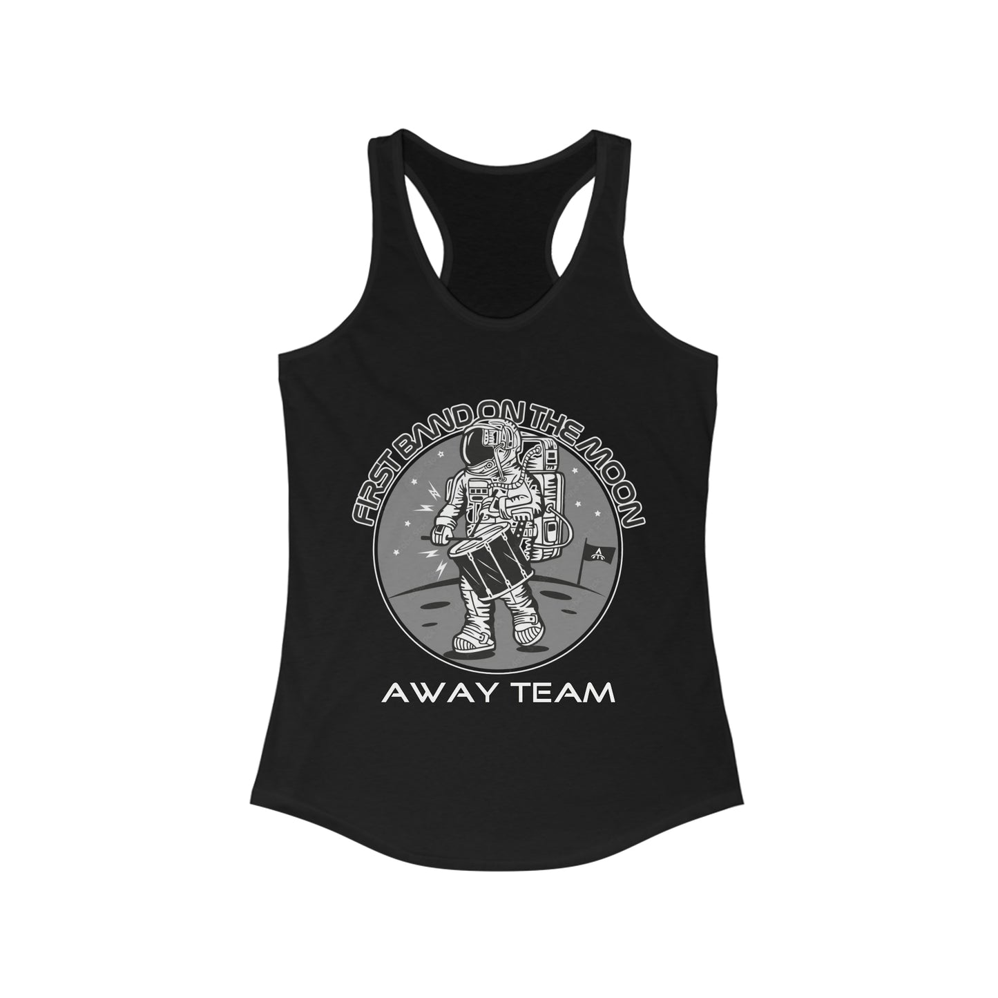 Away Team Band on the Moon Women's Ideal Racerback Tank
