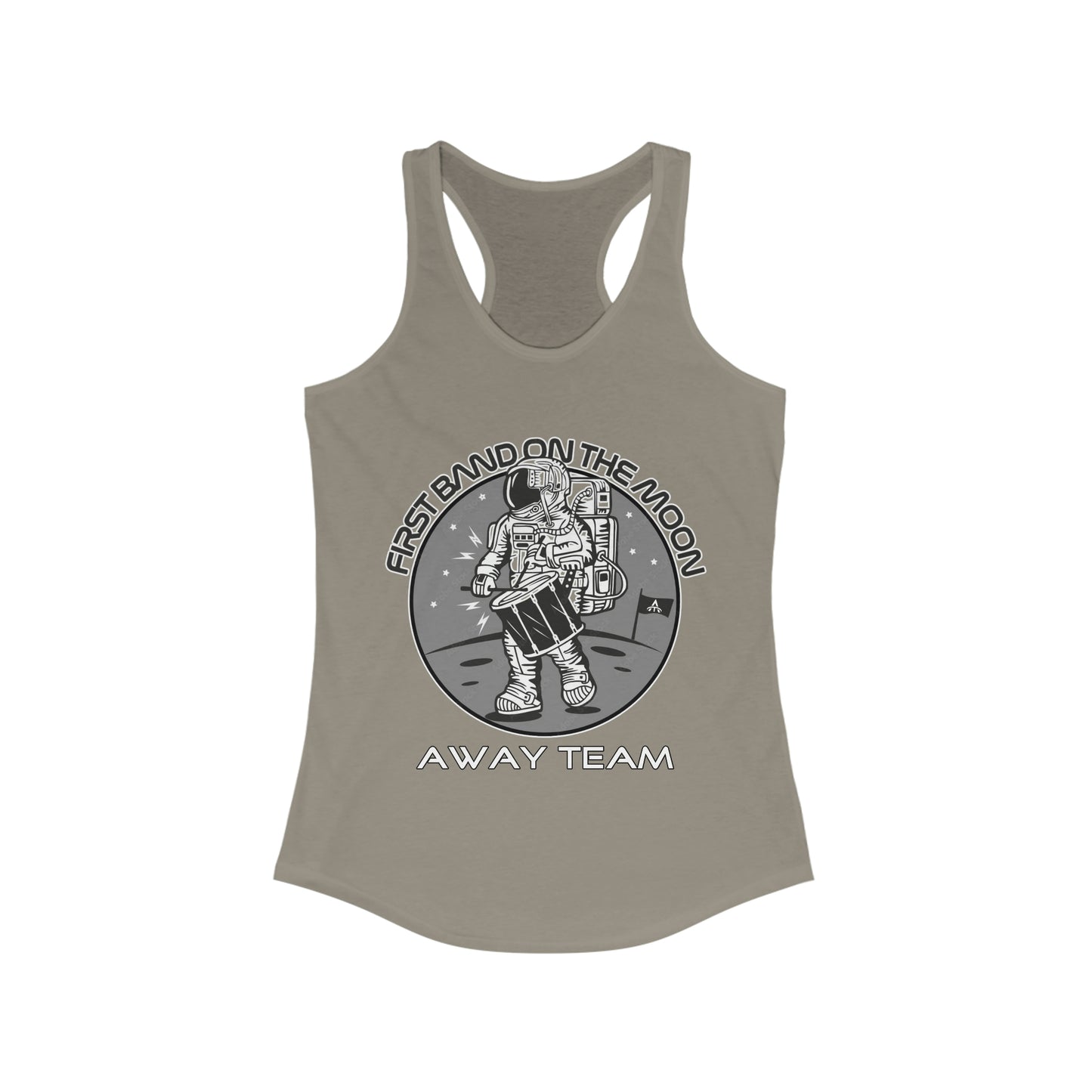 Away Team Band on the Moon Women's Ideal Racerback Tank