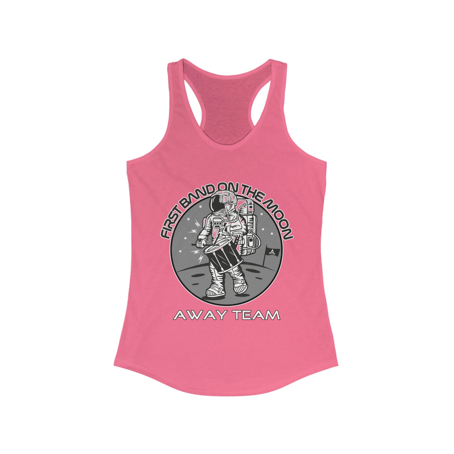 Away Team Band on the Moon Women's Ideal Racerback Tank