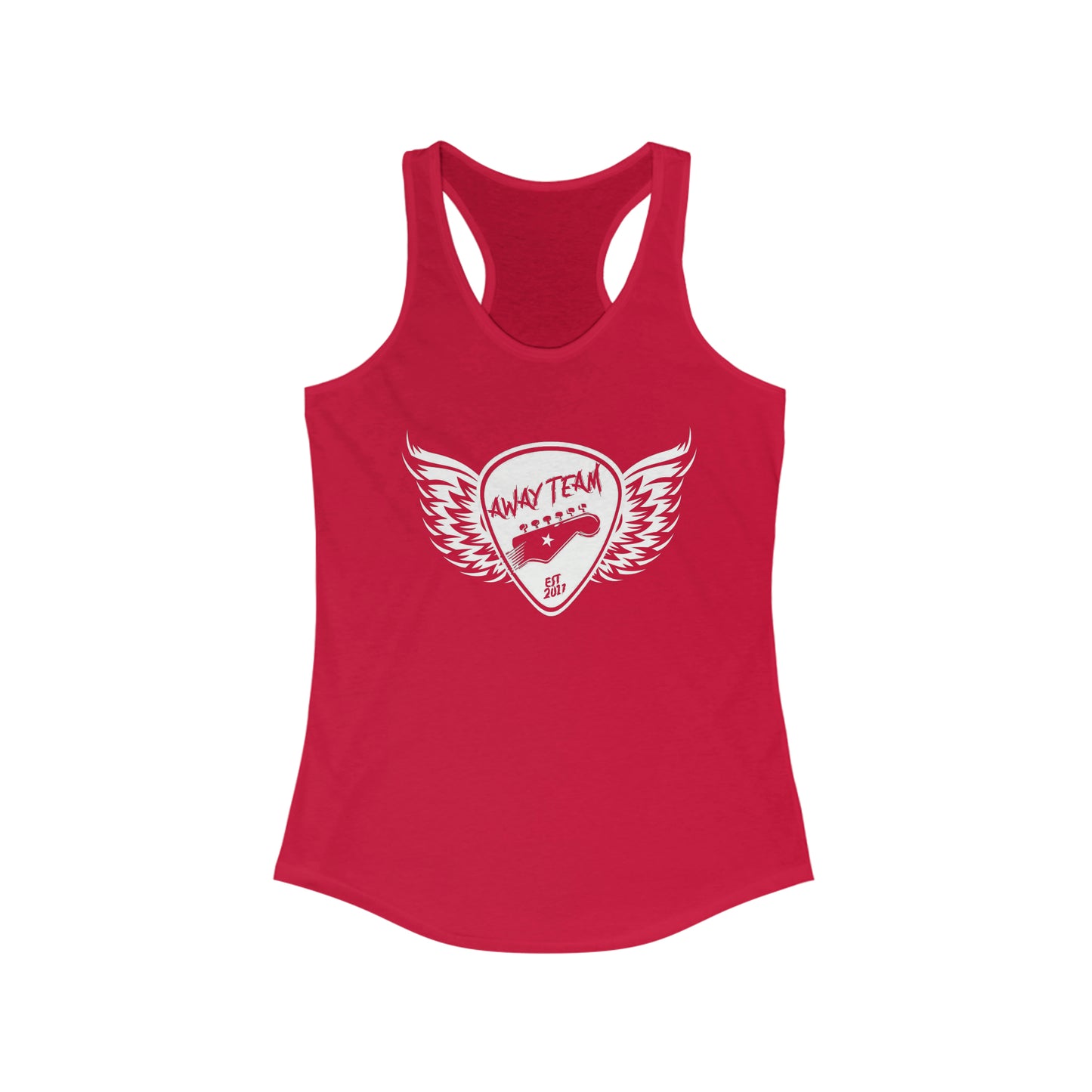 Away Team Flying Pick Women's Ideal Racerback Tank