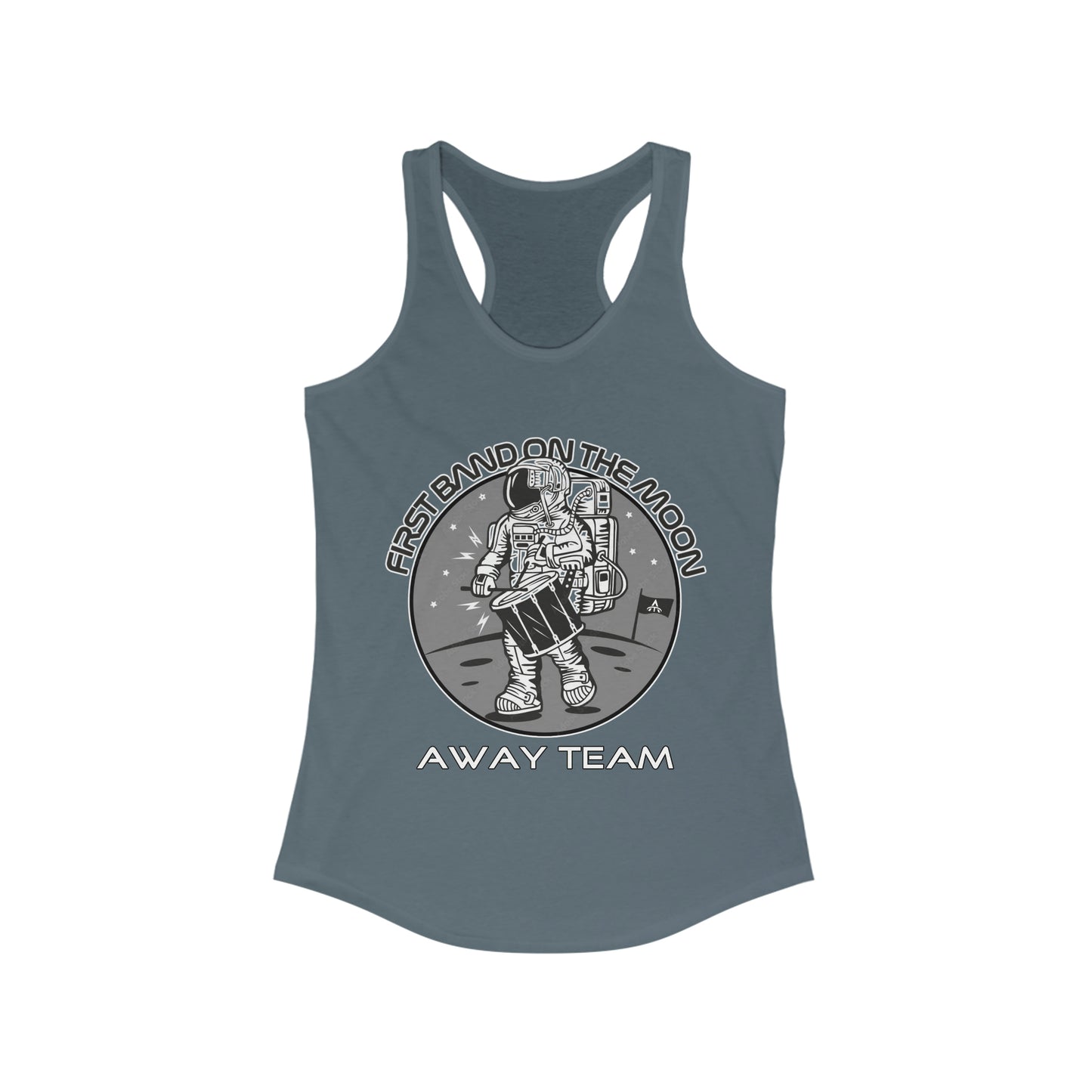 Away Team Band on the Moon Women's Ideal Racerback Tank