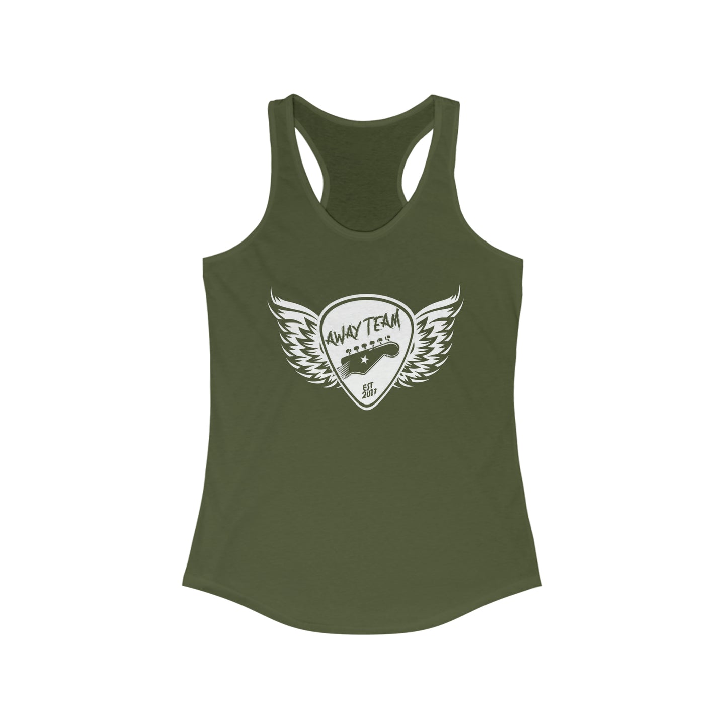 Away Team Flying Pick Women's Ideal Racerback Tank