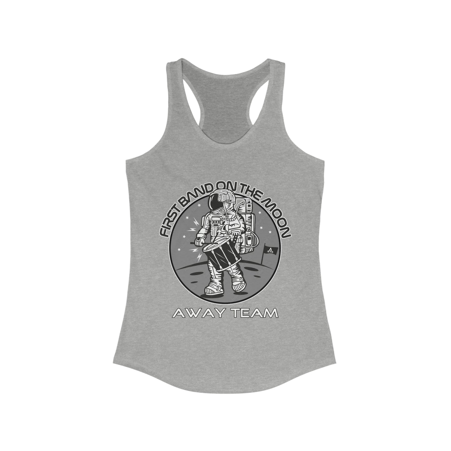 Away Team Band on the Moon Women's Ideal Racerback Tank