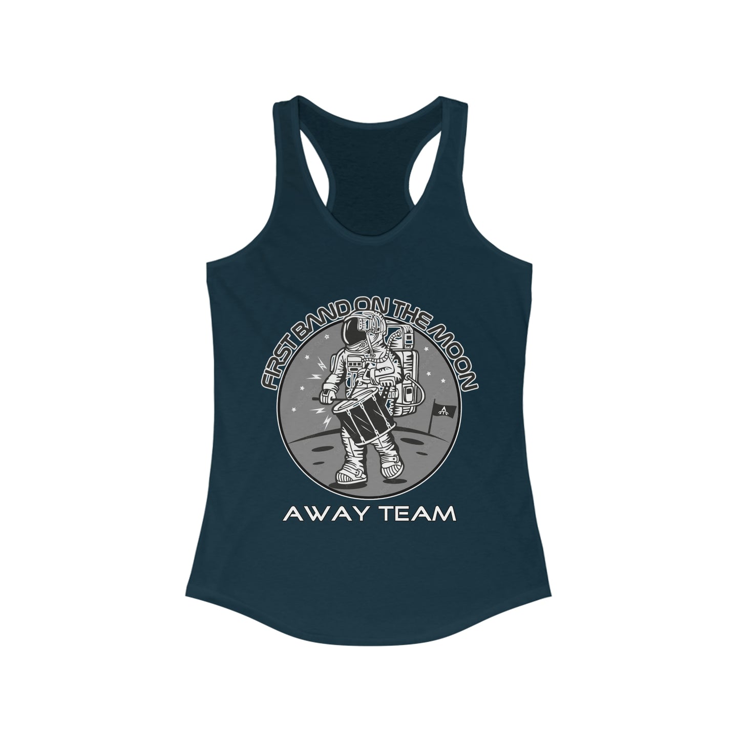 Away Team Band on the Moon Women's Ideal Racerback Tank